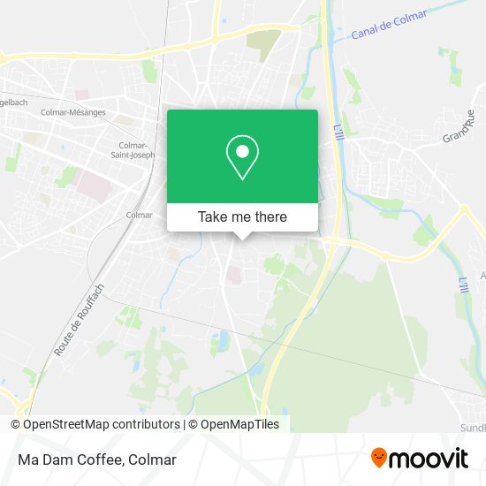 Ma Dam Coffee map