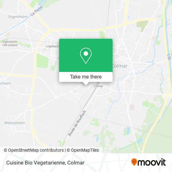Cuisine Bio Vegetarienne map