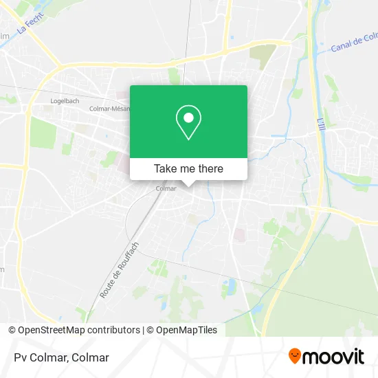 Pv Colmar map