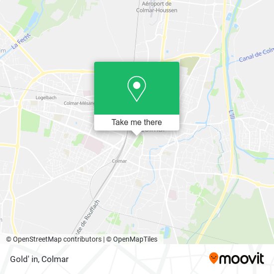 Gold' in map