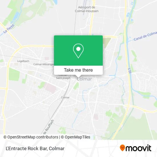 L'Entracte Rock Bar map