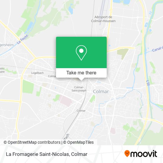 La Fromagerie Saint-Nicolas map