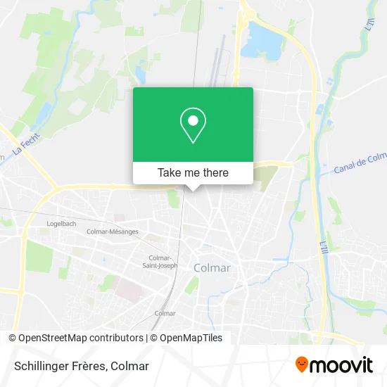 Schillinger Frères map