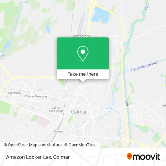 Amazon Locker-Lex map
