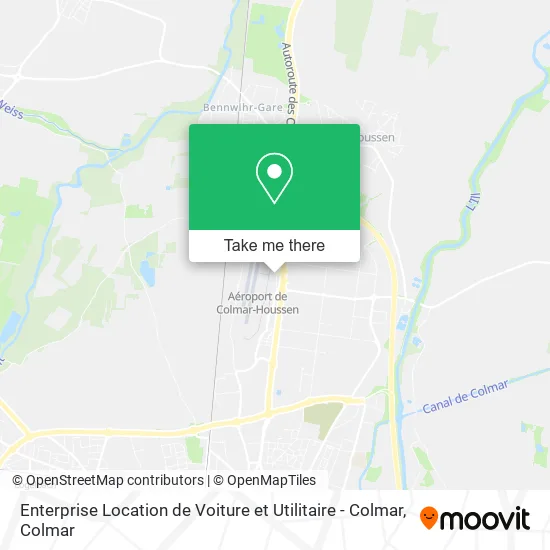 Enterprise Location de Voiture et Utilitaire - Colmar map