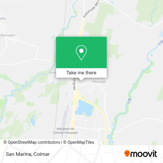 San Marina map