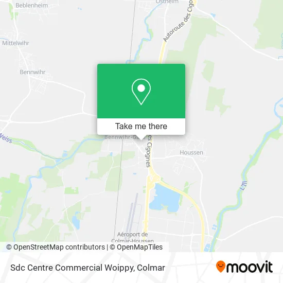 Sdc Centre Commercial Woippy map