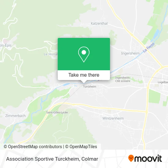 Association Sportive Turckheim map