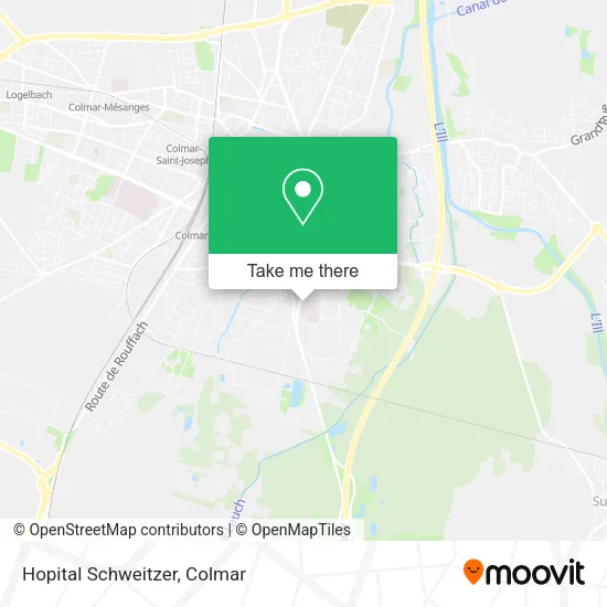 Hopital Schweitzer map