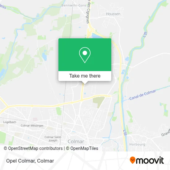 Opel Colmar map