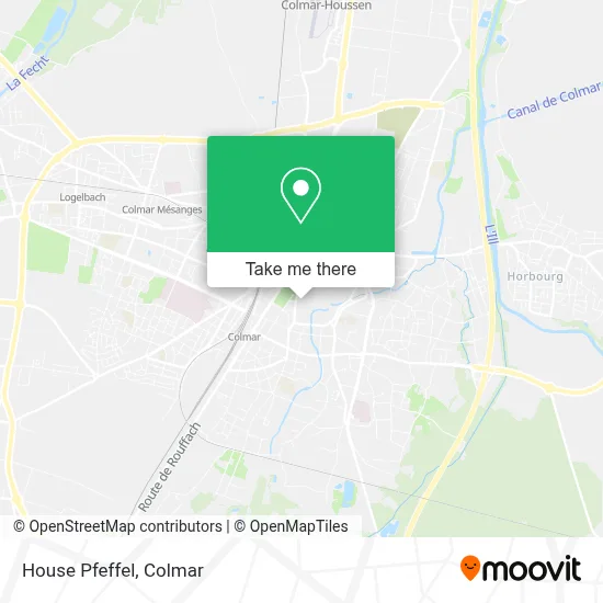 House Pfeffel map