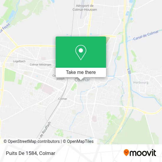 Puits De 1584 map