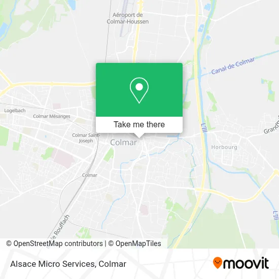 Mapa Alsace Micro Services