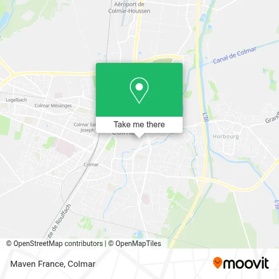 Maven France map