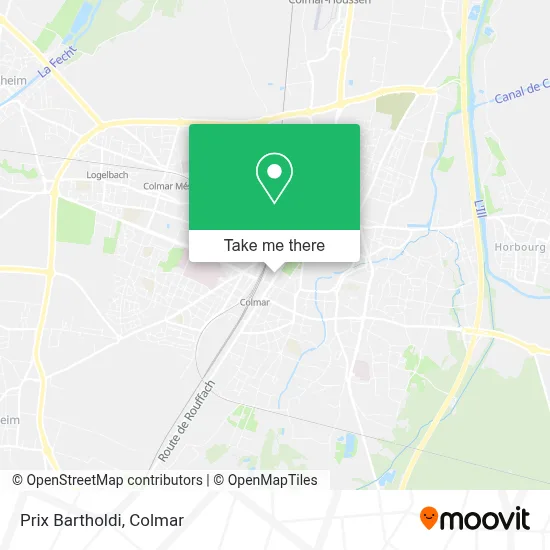 Prix Bartholdi map