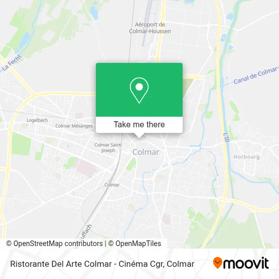 Ristorante Del Arte Colmar - Cinéma Cgr map
