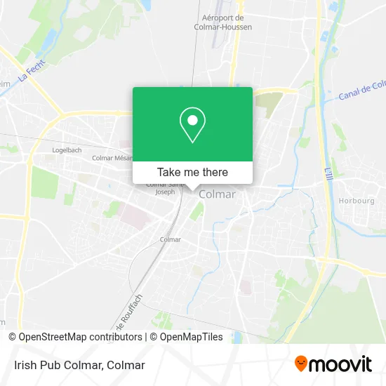 Irish Pub Colmar map