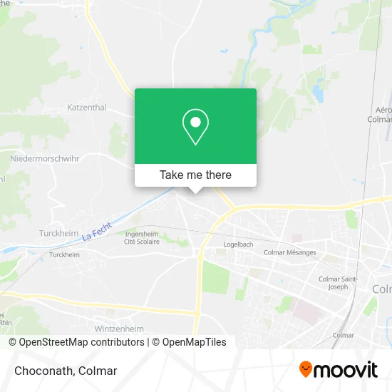 Mapa Choconath