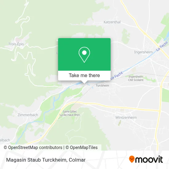 Magasin Staub Turckheim map