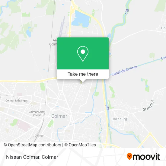 Nissan Colmar map