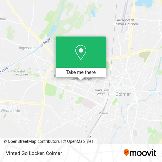 Mapa Vinted Go Locker