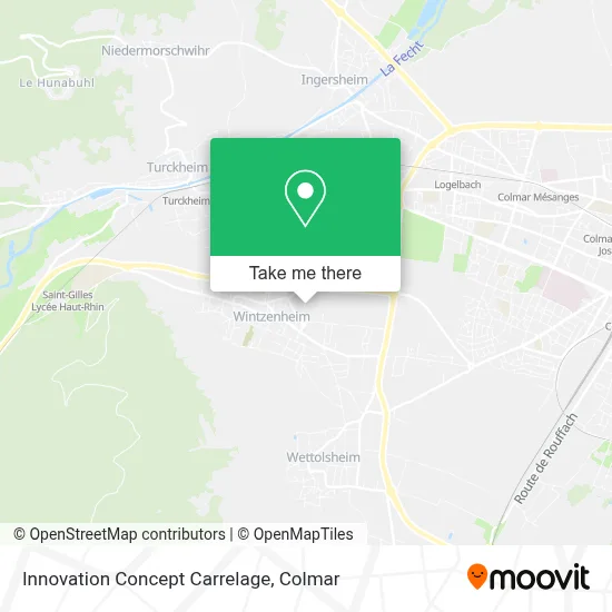 Innovation Concept Carrelage map