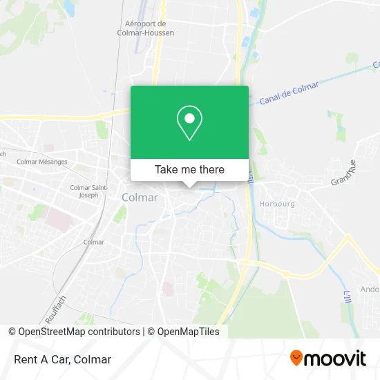 Mapa Rent A Car