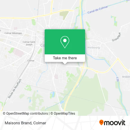 Maisons Brand map