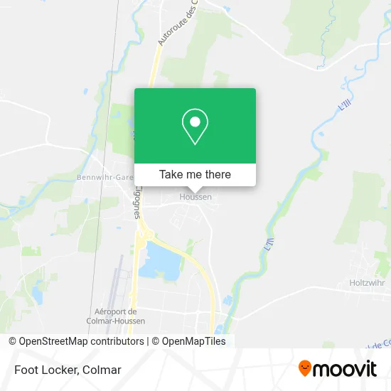 Mapa Foot Locker