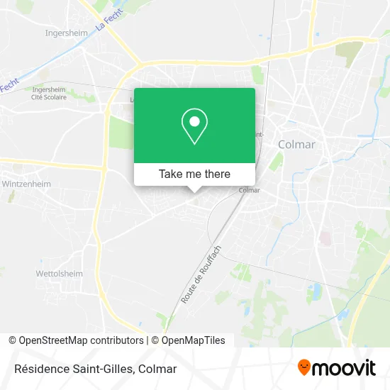 Résidence Saint-Gilles map