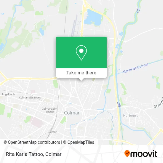 Rita Karla Tattoo map