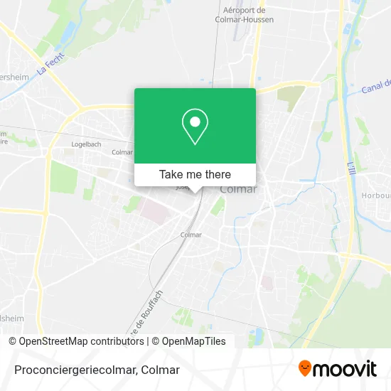 Proconciergeriecolmar map