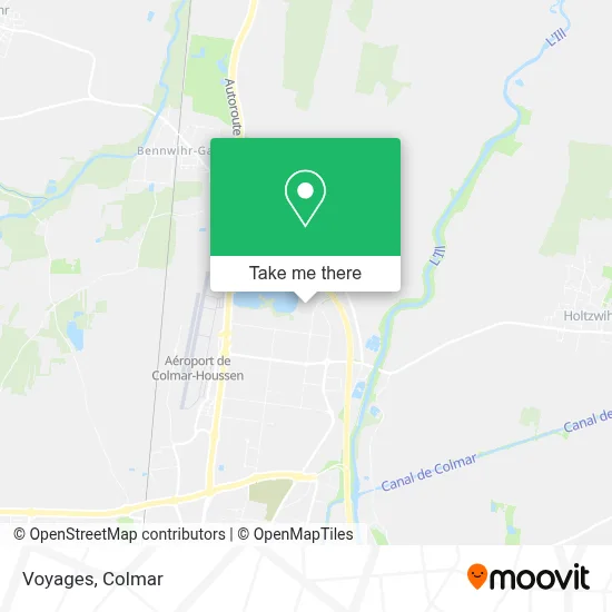 Voyages map