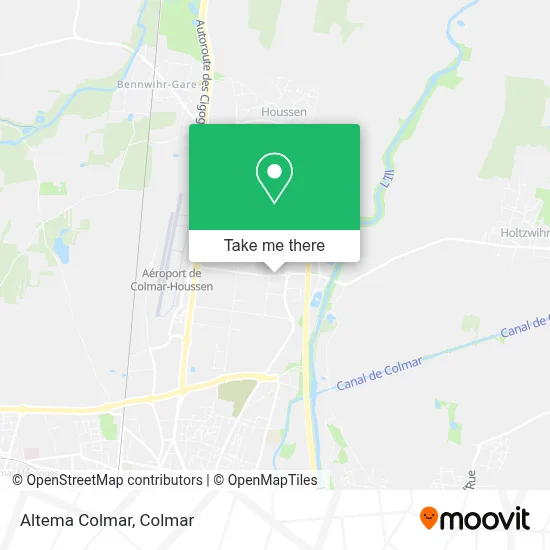 Mapa Altema Colmar