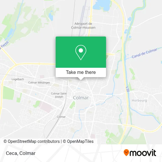 Mapa Ceca