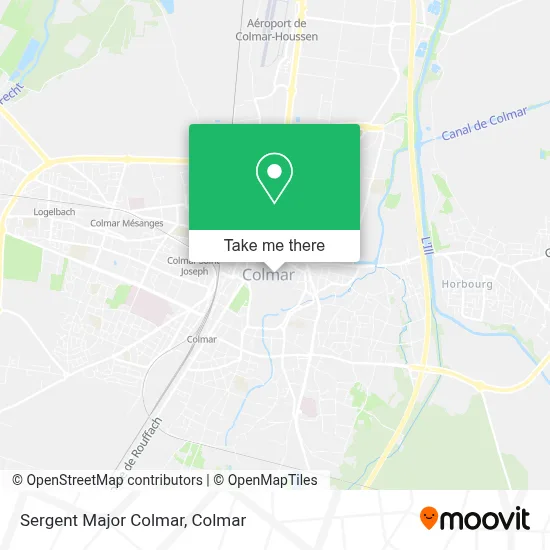 Sergent Major Colmar map