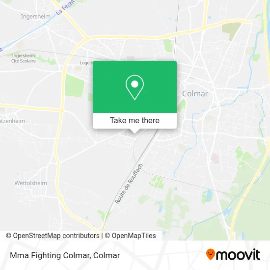 Mapa Mma Fighting Colmar
