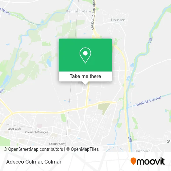 Mapa Adecco Colmar