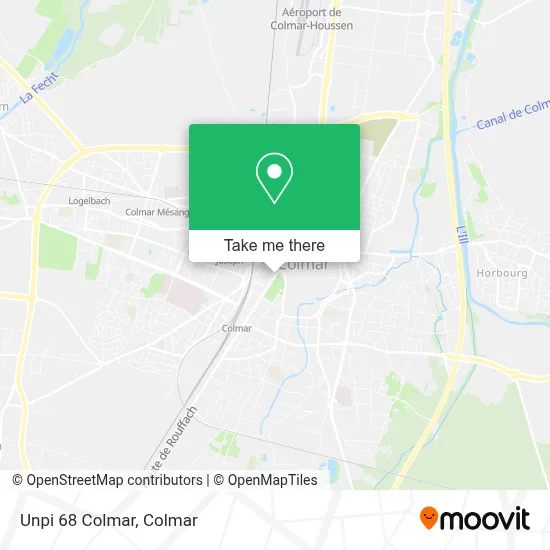 Unpi 68 Colmar map