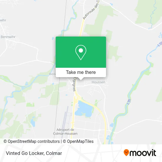Mapa Vinted Go Locker