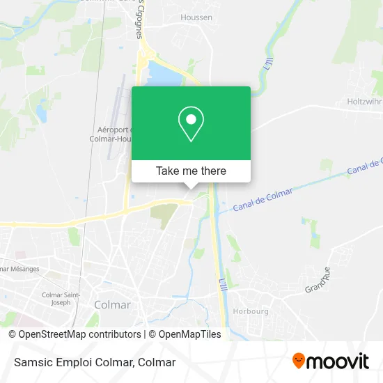 Samsic Emploi Colmar map