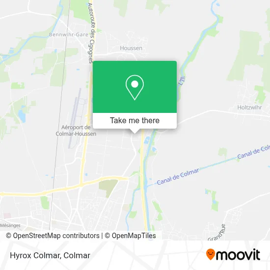 Hyrox Colmar map