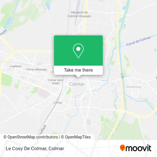 Le Cosy De Colmar map