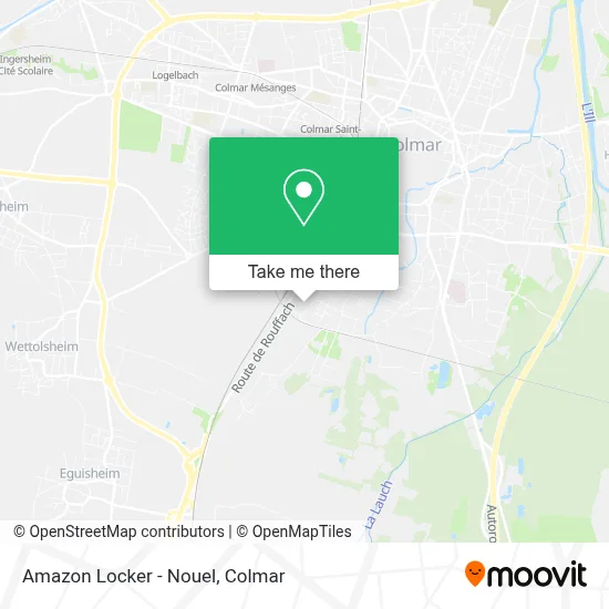 Mapa Amazon Locker - Nouel