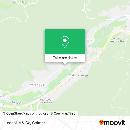 Locabike & Go map