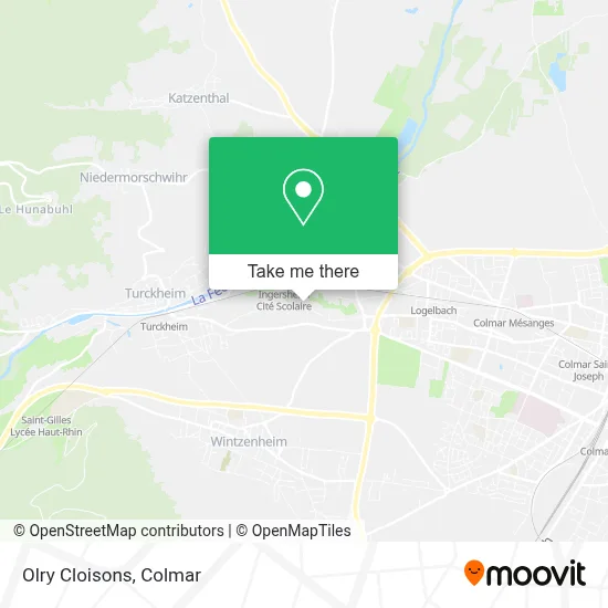 Olry Cloisons map