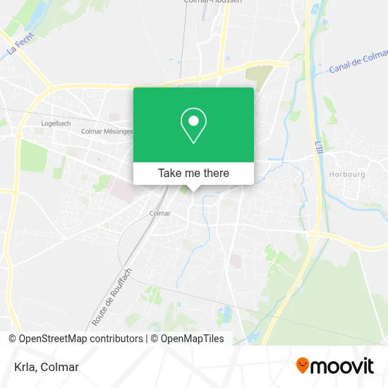 Krla map