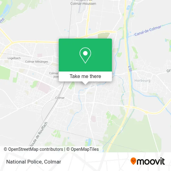 Police Nationale map