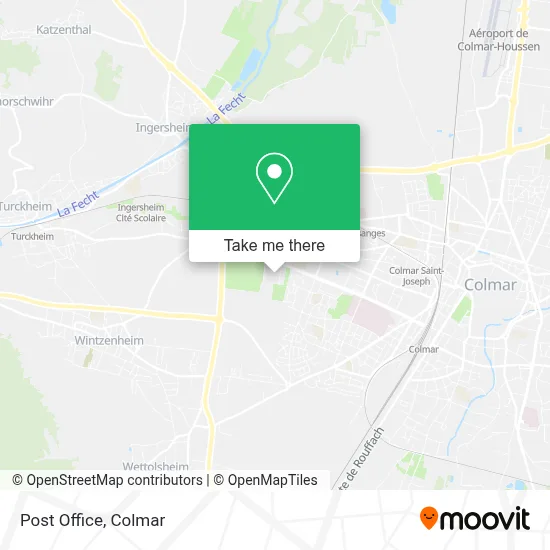 Post Office map