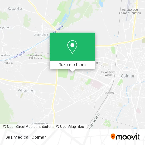 Saz Medical map